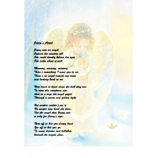"Jenny's Angel" Poem matted
